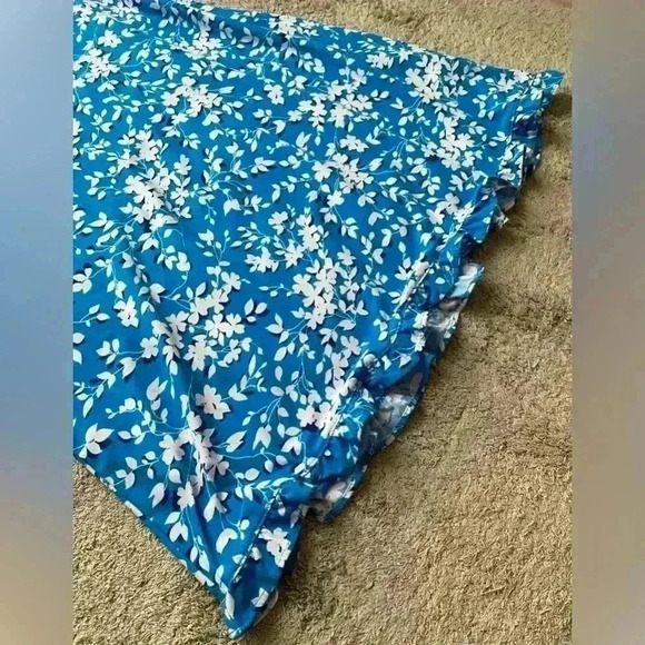 Draper James Floral Ruffled Lounge Dress Size S/M - Picture 6 of 7